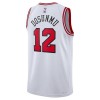 Män Chicago Bulls Tröja Ayo Dosunmu 12 Nike 2022-23 Association Edition Vit Swingman